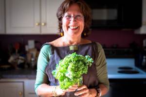 Irma and a bunch of kale 2