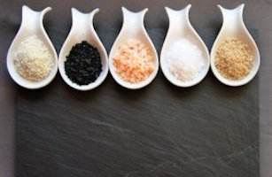 salt in spoons