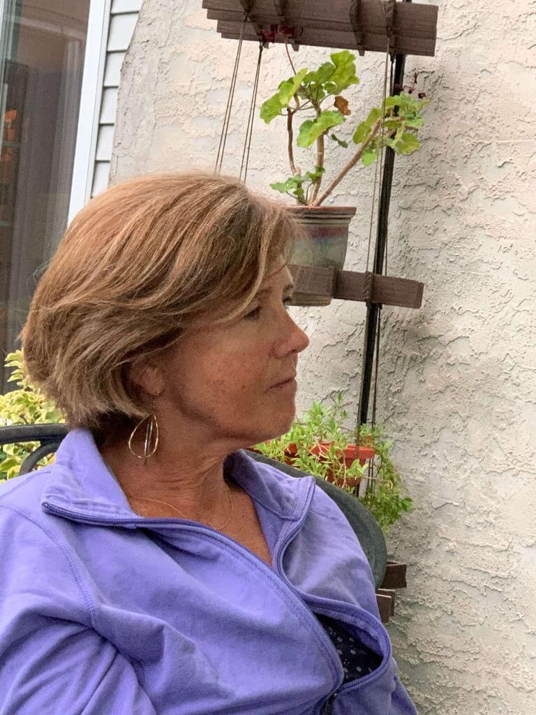 Kimberly Fox enjoying her time at our Sacred Sanctuary