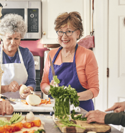 Irma Jennings Smiling In The Kitchen